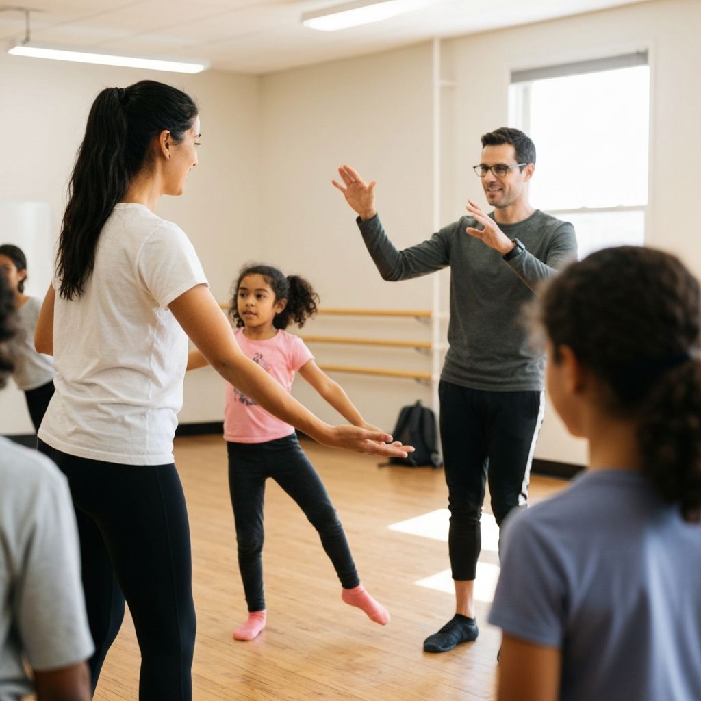 Bewegungsinstruktoren bei der Arbeit